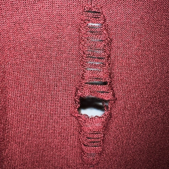 Lululemon Merino Wool Wrap Sit In Lotus Garnet Burgundy Maroon - Picture 13 of 13